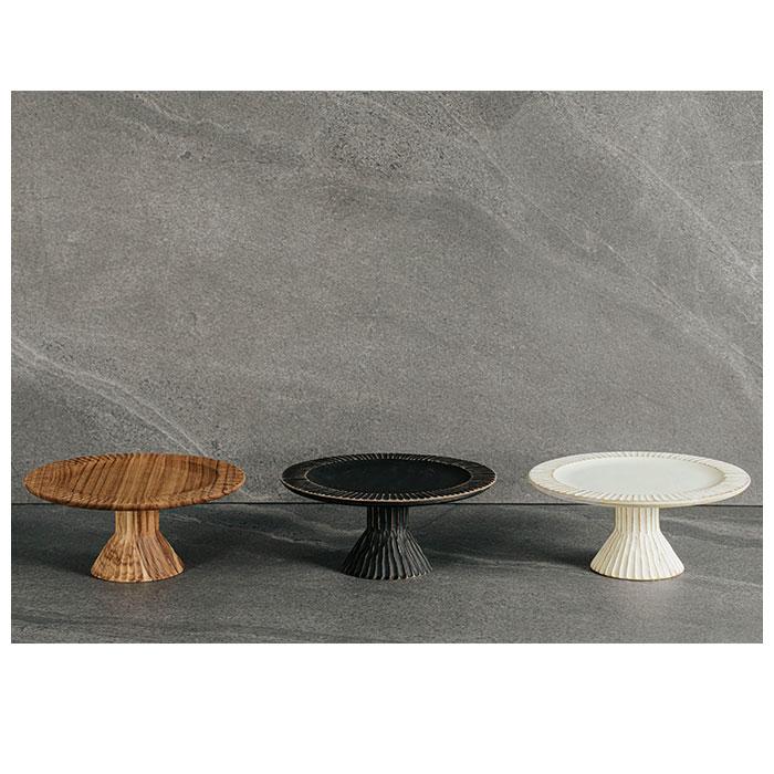 ケーキスタンド 通販ケーキスタンド 木 黒 白 木製 小皿 コンポート 皿 ケーキプレート ケーキトレー ケーキ スタンド 可愛い お皿 プレート ケーキスタンド | Afternoon Tea | 09