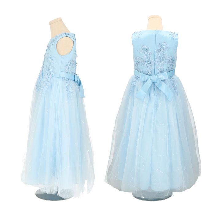 ドレス 通販ドレス 子供 ピアノ 発表会 女の子 ロングドレス ノースリーブ パーティードレス 子ども服 フォーマル 子供ドレス コンクール プリンセス ドレス | ブランド登録なし | 12