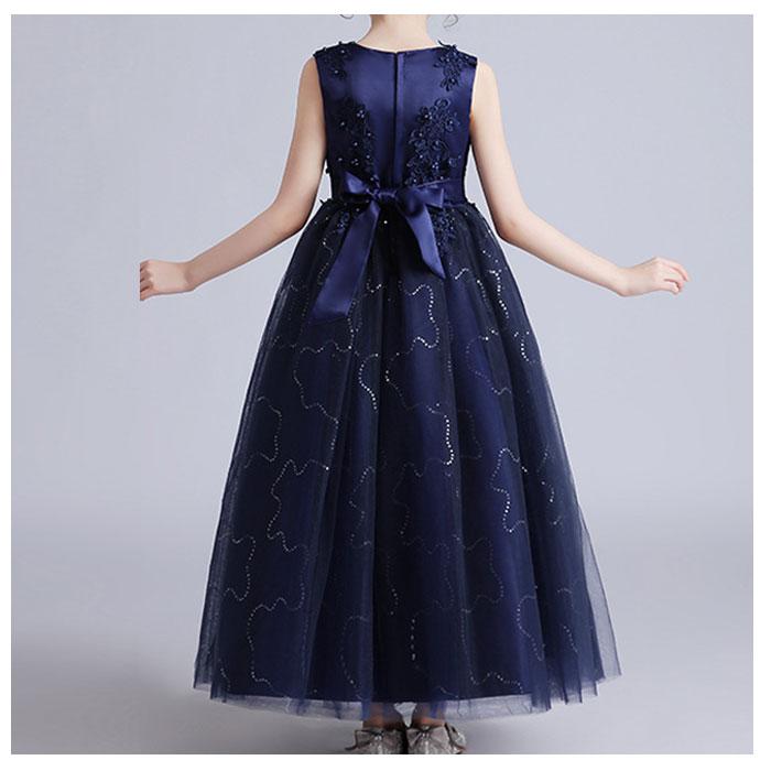 ドレス 通販ドレス 子供 ピアノ 発表会 女の子 ロングドレス ノースリーブ パーティードレス 子ども服 フォーマル 子供ドレス コンクール プリンセス ドレス | ブランド登録なし | 06