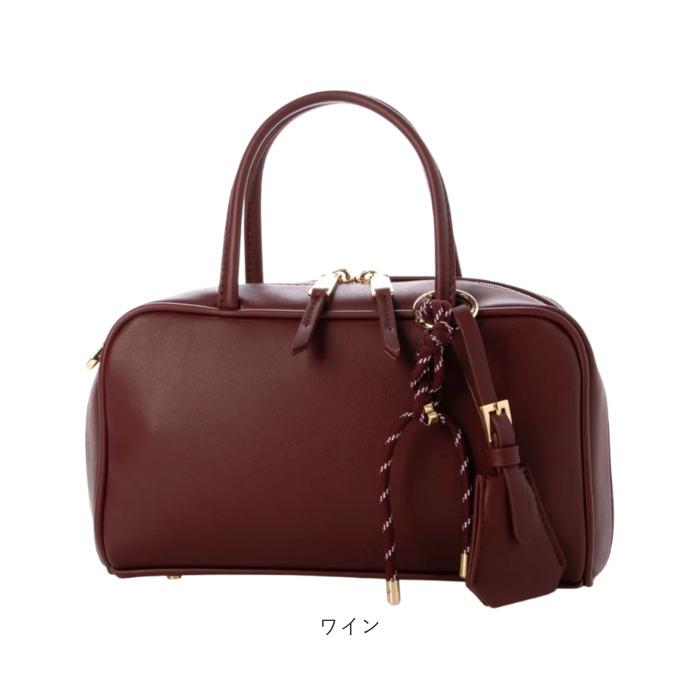 カシュカシュ cachecache バッグ 10-00-02970 通販 ボストンバッグ チャーム付横長ボストン 手提げ ボストンバック レディース カシュカシュ | cache cache | 22