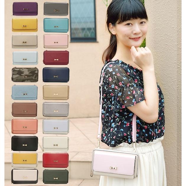 お財布ポシェット レディース ママ 大容量 お財布バッグ ショルダー お財布ショルダー 財布 小銭入れ 斜め掛け 多機能 ハンドバッグ cachecache カシュカシュ | 