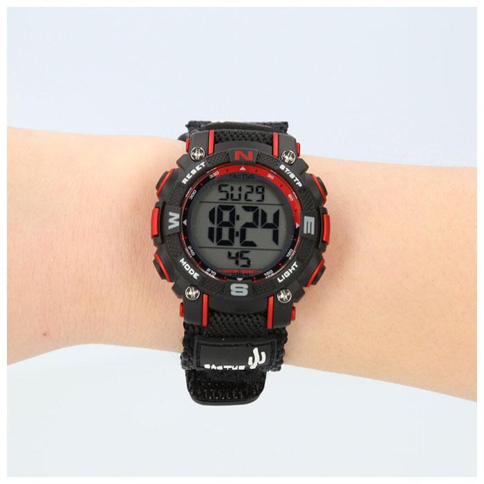 時計 通販時計 キッズ カクタス CAC-104 腕時計 デジタル デジタル時計 リストウォッチ 子供 子ども 男の子 女の子 子供用 小学生 防水 10気圧防水 時計 |  | 09