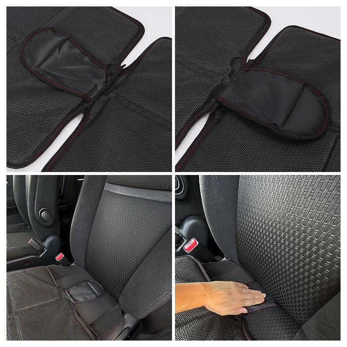 爆買い新作 チャイルドシート 保護マット 通販 カバー 保護カバー キッズ 車用 シンプル 滑り止め 汚れ ブラック 座席保護 キズ 便利 グッズ おしゃれ 車載用品 Riosmauricio Com