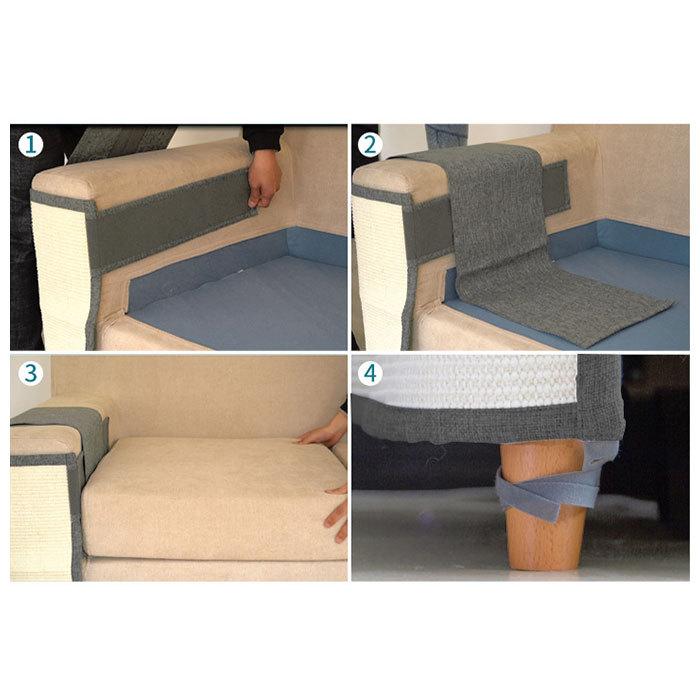 猫 爪とぎ 通販 麻 ネコ マット 爪研ぎ ユニーク ソファーカバー サイザル カバー 傷防止 猫用 家具保護 おしゃれ つめとぎ グッズ インテリア ペット用品 猫 |  | 05