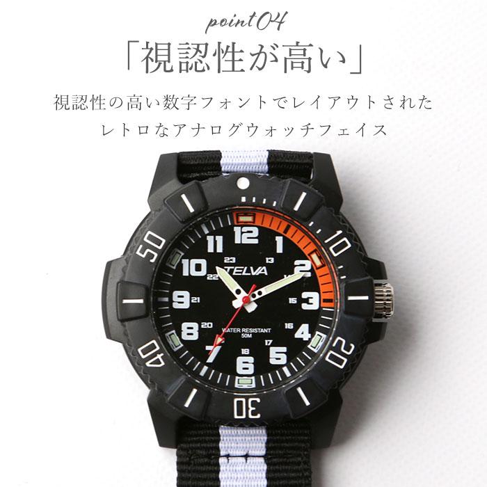 カラビナ 通販カラビナ 時計 カラビナウォッチ ハングウォッチ ハンギングウォッチ アナログウォッチ アナログ時計 アナログ 防水 5気圧防水  カラビナ | TELVA | 09