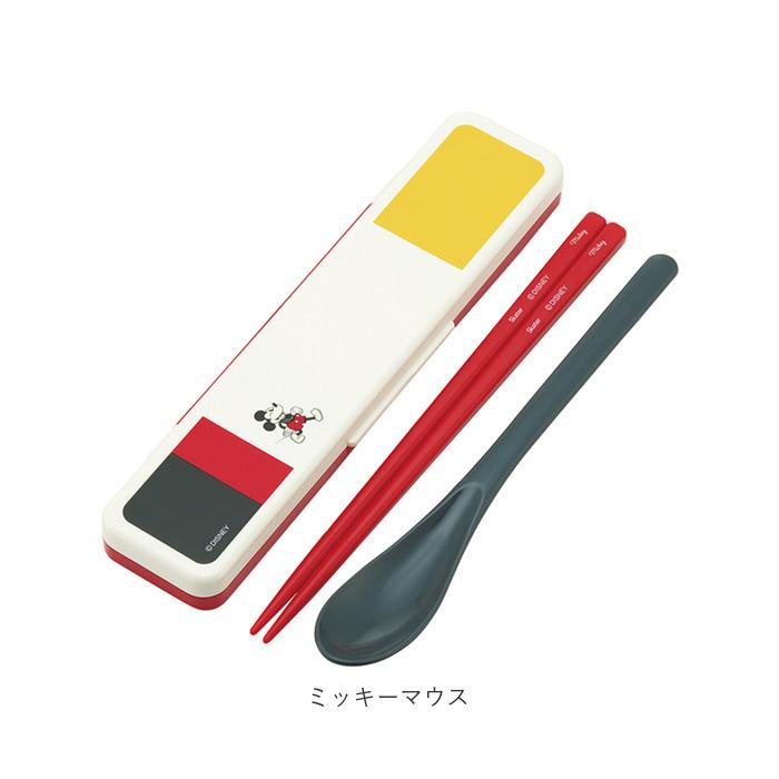 コンビセット 通販コンビセット 箸 スプーン 18cm カトラリー 抗菌 音が鳴らない キャラクター プーさん ミッキー こども 子ども キッズ 幼児 ＳＮ | スケーター | 11