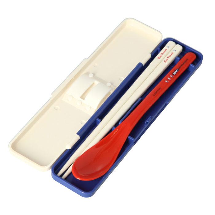 コンビセット 通販コンビセット 箸 スプーン 18cm カトラリー 抗菌 音が鳴らない キャラクター プーさん ミッキー こども 子ども キッズ 幼児 ＳＮ | スケーター | 02