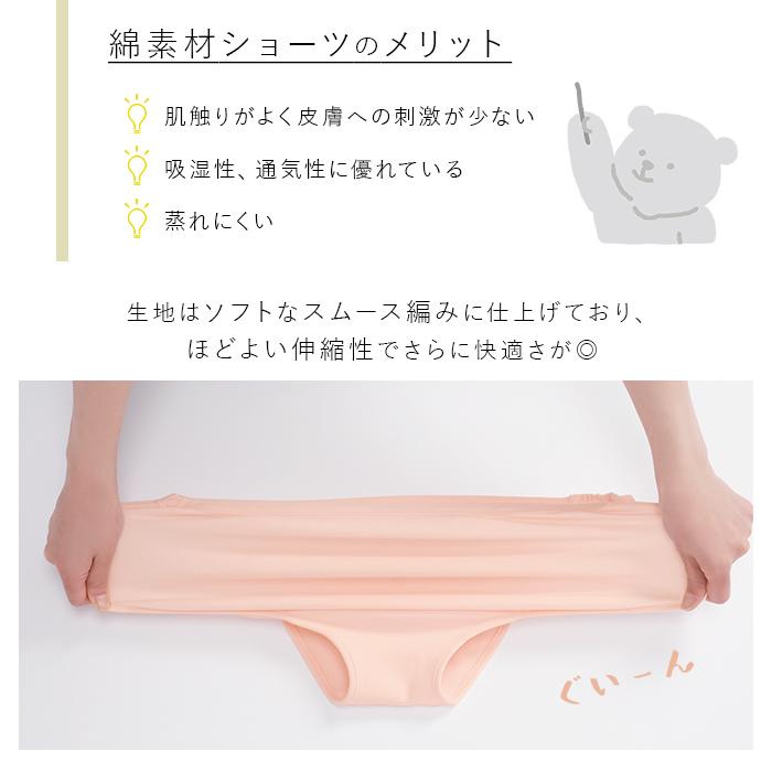 鼠径部 通販鼠径部 締め付けない ショーツ 綿 レディース 好評 下着 パンツ ふんどしショーツ 綿100% アンダーウェア 吸汗性 解放感 ゆるい リラックス  鼠径部 |  | 10