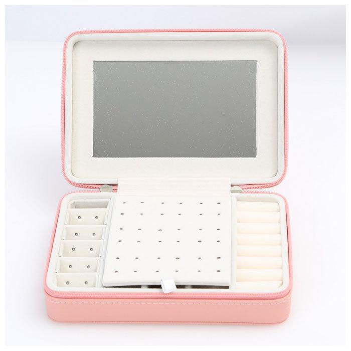 誠実 ジュエリーボックス 通販 携帯用 アクセサリーケース アクセサリー収納 おしゃれ アクセサリーボックス かわいい 指輪 リング ピアス ネックレス 持ち運び Riosmauricio Com