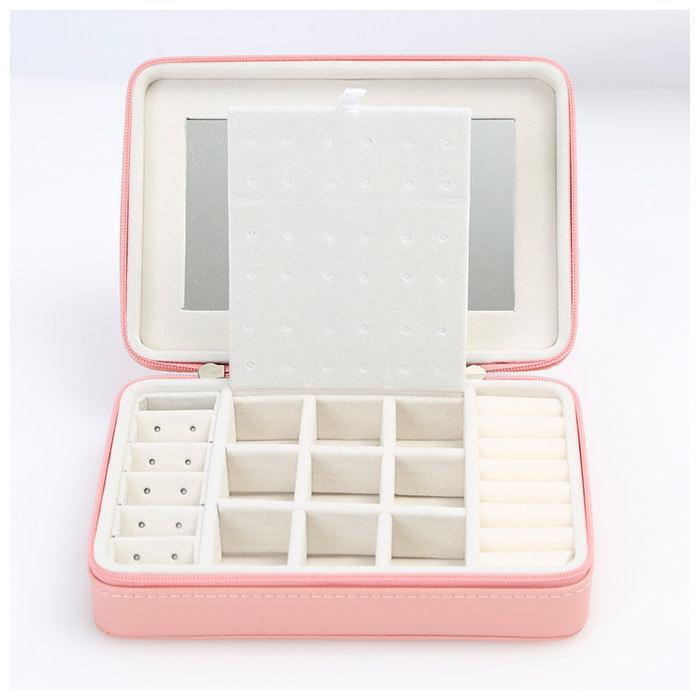 誠実 ジュエリーボックス 通販 携帯用 アクセサリーケース アクセサリー収納 おしゃれ アクセサリーボックス かわいい 指輪 リング ピアス ネックレス 持ち運び Riosmauricio Com