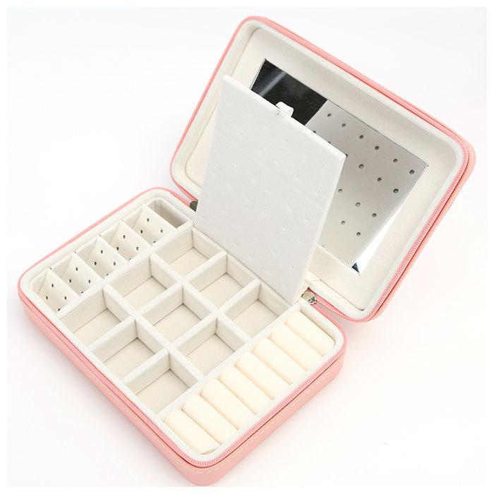 誠実 ジュエリーボックス 通販 携帯用 アクセサリーケース アクセサリー収納 おしゃれ アクセサリーボックス かわいい 指輪 リング ピアス ネックレス 持ち運び Riosmauricio Com