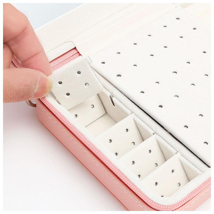 誠実 ジュエリーボックス 通販 携帯用 アクセサリーケース アクセサリー収納 おしゃれ アクセサリーボックス かわいい 指輪 リング ピアス ネックレス 持ち運び Riosmauricio Com