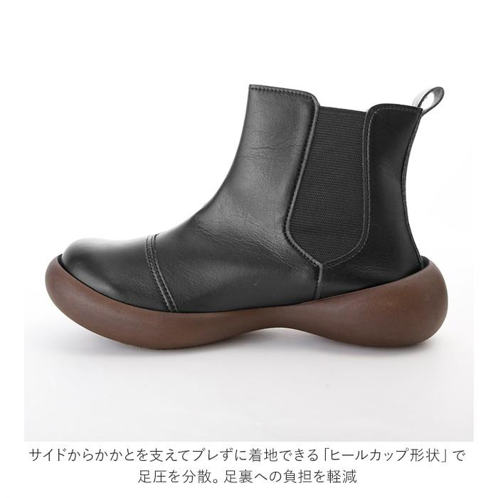 ショートブーツ レディース ぺたんこ 通販 ローヒール ブーツ ショート