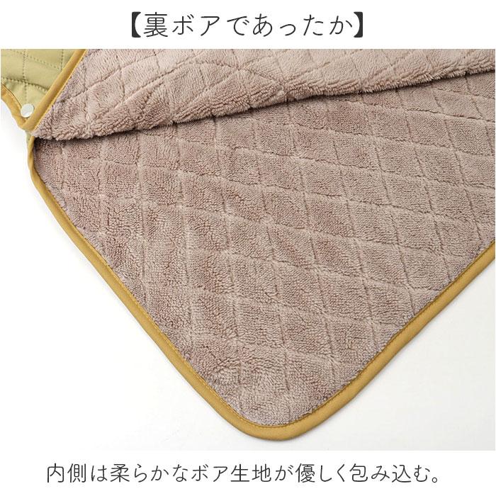 エプロン 裏ボア 通販 かぶりエプロン 前掛け 作業着 あったか 防寒 暖かい おしゃれ レディース 保育士 かわいい 可愛い 冬 秋冬 冬用 キルティング 無地 |  | 07