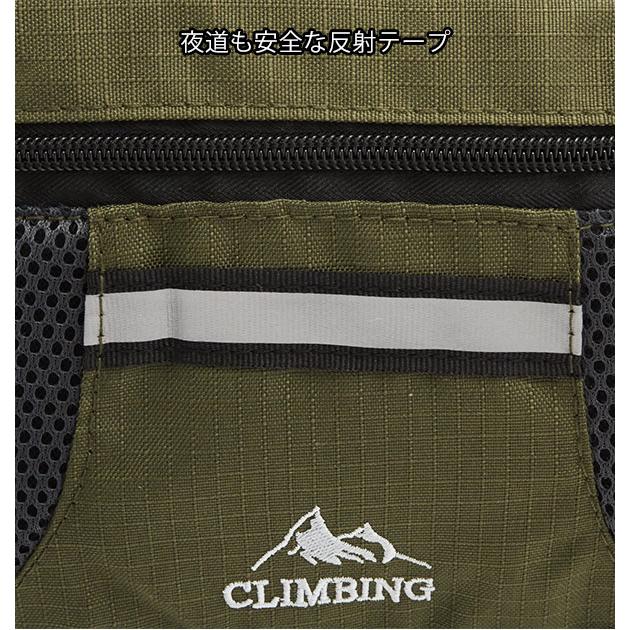 ボディバッグ メンズ おしゃれ CLIMBING クライミング レディース 反射テープ付き 多機能 大容量 ワンショルダー ウエストバッグ ボディバック |  | 10