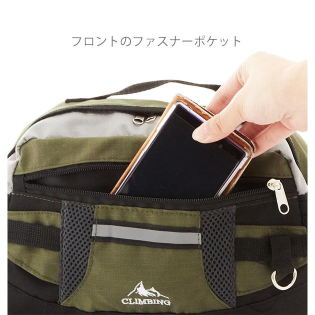 ボディバッグ メンズ おしゃれ CLIMBING クライミング レディース 反射テープ付き 多機能 大容量 ワンショルダー ウエストバッグ ボディバック |  | 11