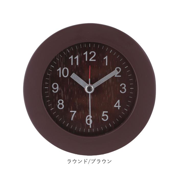 置時計 TABLE 通販TABLE CLOCK 置時計 ウッド 目覚まし時計 置き時計 アラームクロック アラーム 天然木 目覚まし 木製 時計 スクエア ラウンド 四角形 | ブランド登録なし | 22
