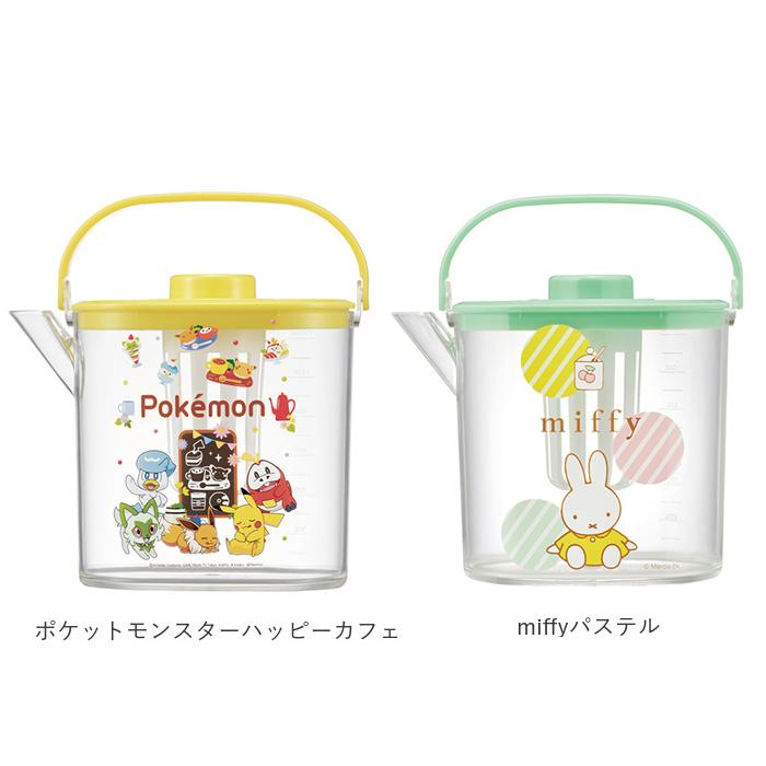 麦茶ポット 通販麦茶ポット 耐熱 洗いやすい 冷水筒 ピッチャー 1.2l 熱湯OK お茶 麦茶 水出し 煮出し 兼用 茶こし付き かわいい 水差し お茶用品 麦茶ポット |  | 18