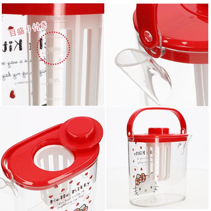 麦茶ポット 通販麦茶ポット 耐熱 洗いやすい 冷水筒 ピッチャー 1.2l 熱湯OK お茶 麦茶 水出し 煮出し 兼用 茶こし付き かわいい 水差し お茶用品 麦茶ポット |  | 13