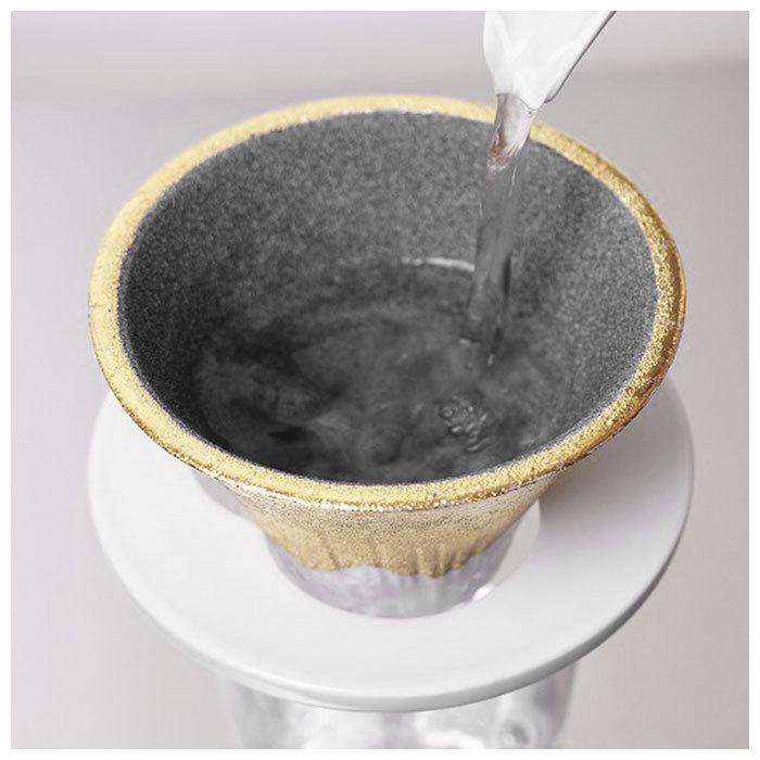 コーヒーフィルター コーヒードリッパー 通販 コーヒー セラミックフィルター 富士山 富士 ダイヤモンド富士 ゴールド gold セラミック 円錐 コーヒーフィルター | COFIL | 11