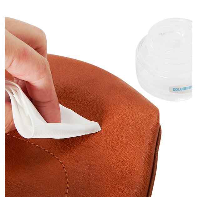 レザークリーナー コロンブス アロマレザークリーナー 30g Columbus 皮 革 お手入れ ペパーミントオイル配合 透明 無溶剤 レザーグッズ | COLUMBUS | 04