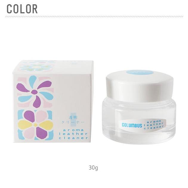 レザークリーナー コロンブス アロマレザークリーナー 30g Columbus 皮 革 お手入れ ペパーミントオイル配合 透明 無溶剤 レザーグッズ | COLUMBUS | 05
