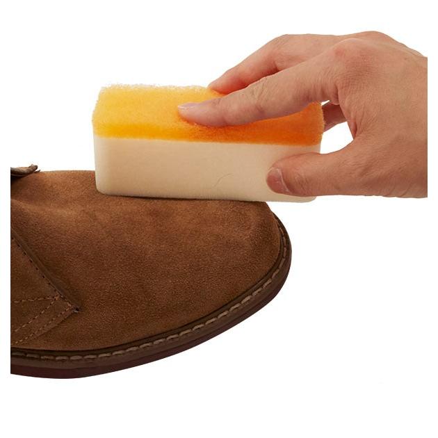 スエード起毛パフ スエード 手入れ スウェード コロンブス スエード起毛パフ 靴 シューズ 汚れ落とし スポンジ 不織布  起毛革 お手入れ シューケア | COLUMBUS | 03