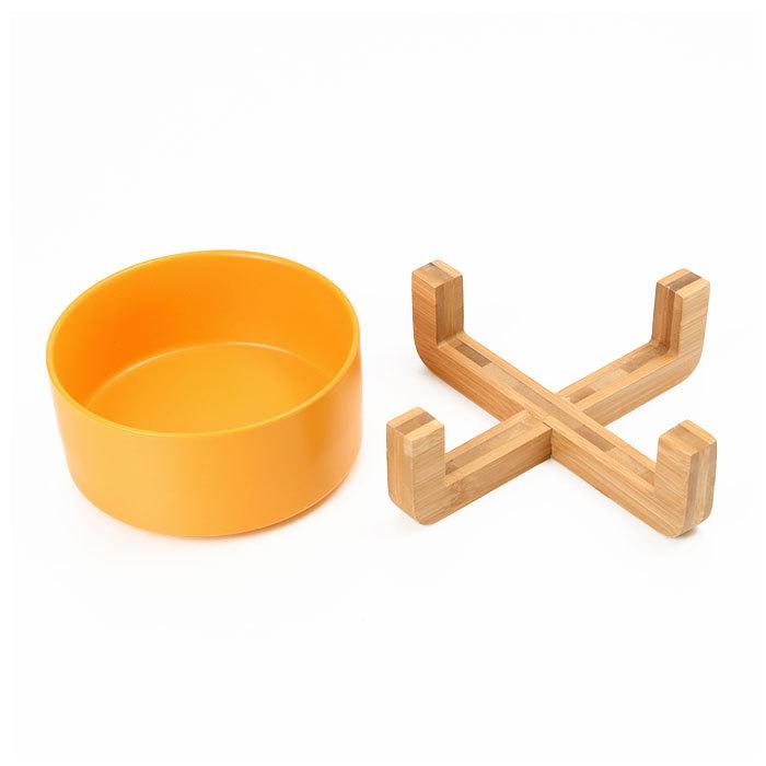 フードボウル 通販フードボウル 猫 陶器 脚付 脚付 スタンド付き ウォーターボウル 食器 食器台 餌皿 ペット食器 ペット用食器 皿 食べやすい ご飯 フードボウル | ブランド登録なし | 07