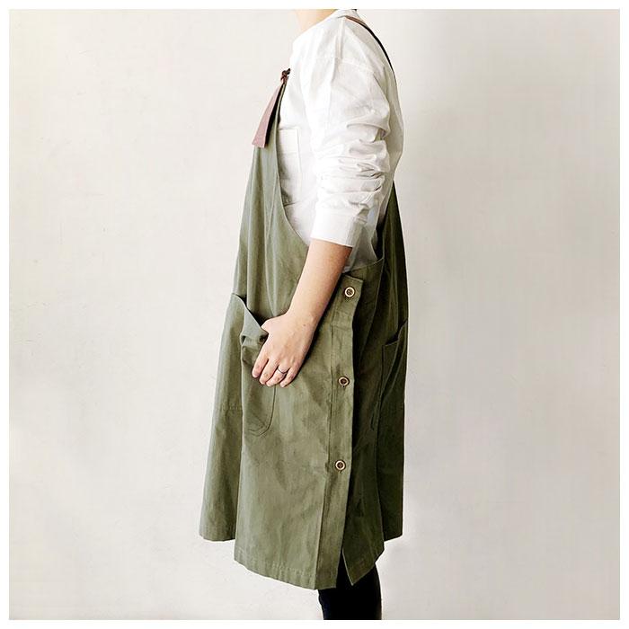 エプロン 通販エプロン おしゃれ ナチュラル メンズ デニム ワークエプロン レディース 安く て かわいい 前掛け キャンプ シンプル 無地 ガーデニング |  | 11