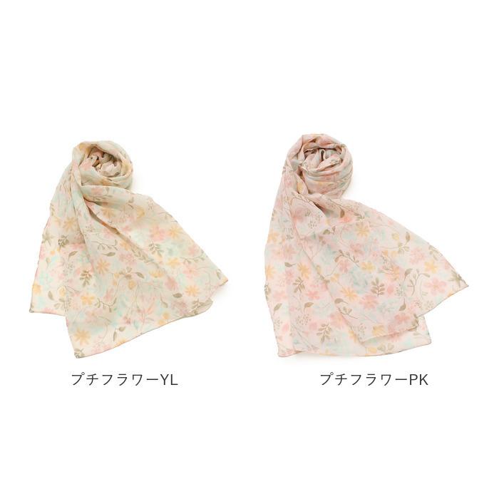 コットン ストール 通販 肌触りが良い ハンカチ 軽量 やわらかい 柔らかい 綿 軽い 持ち運び コンパクト 花柄 ストレスフリー センバドー かわいい コットン | ブランド登録なし | 21