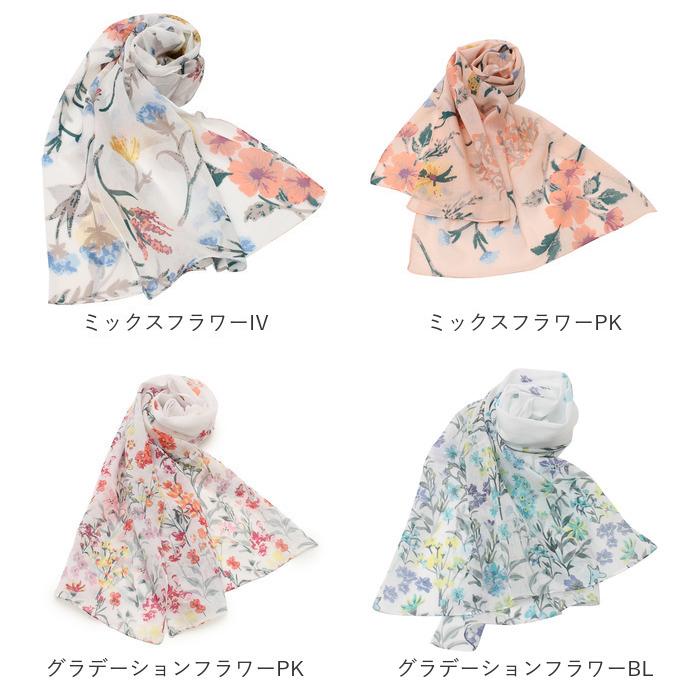 コットン ストール 通販 肌触りが良い ハンカチ 軽量 やわらかい 柔らかい 綿 軽い 持ち運び コンパクト 花柄 ストレスフリー センバドー かわいい コットン | ブランド登録なし | 23