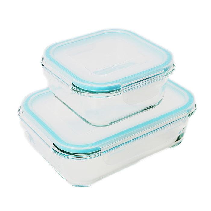 保存容器 通販保存容器 耐熱ガラス 530ml 1040ml 2点セット 密閉力 電子レンジ オーブン 冷蔵 冷凍 食洗機 CLARTE クラルテ お弁当箱 テーブルウェア 保存容器 |  | 03