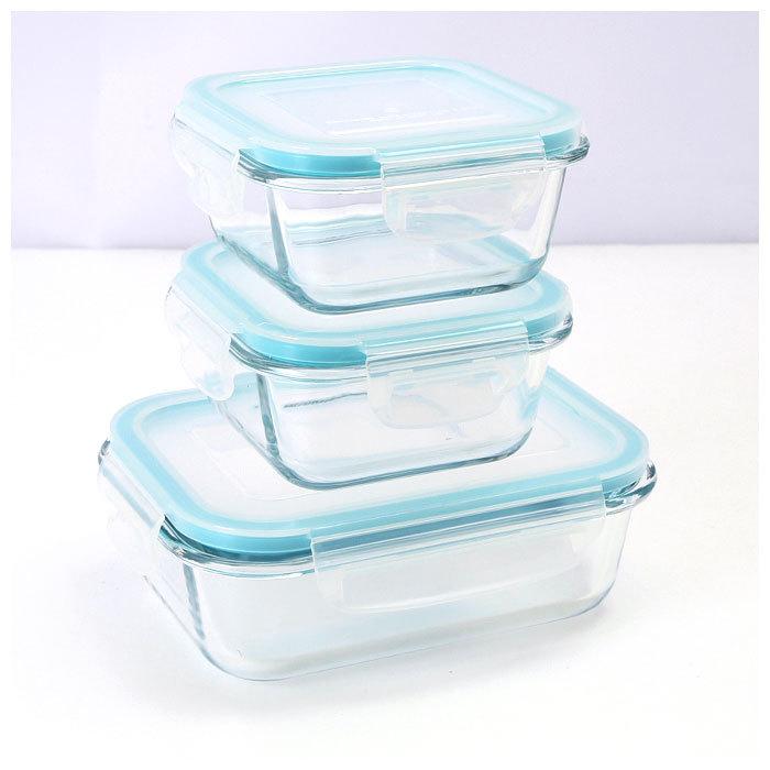 保存容器 通販保存容器 耐熱ガラス 310ml2個 630ml1個 3点セット 密閉力 電子レンジ オーブン 冷蔵 冷凍 食洗機 CLARTE クラルテ お弁当箱 保存容器 |  | 11