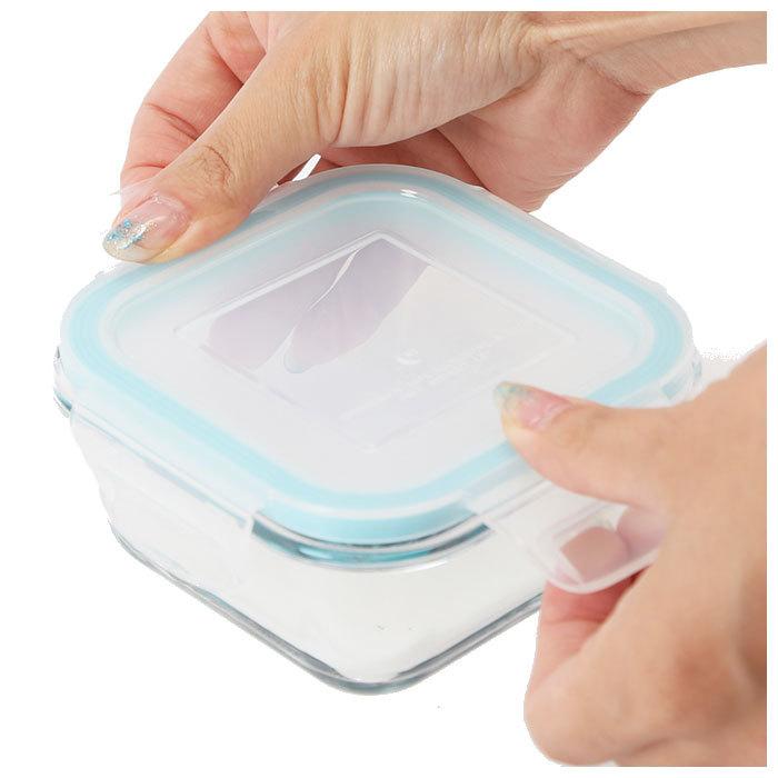 保存容器 通販保存容器 耐熱ガラス 310ml2個 630ml1個 3点セット 密閉力 電子レンジ オーブン 冷蔵 冷凍 食洗機 CLARTE クラルテ お弁当箱 保存容器 |  | 04
