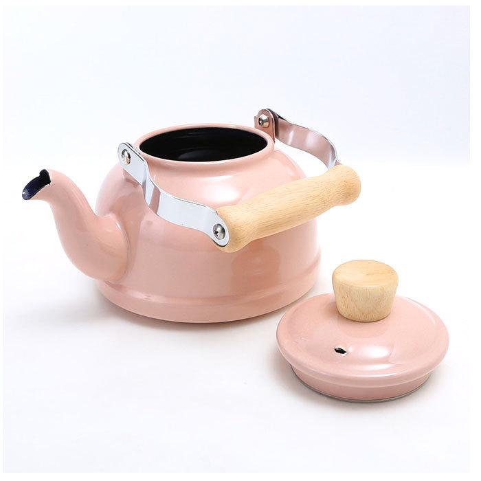 富士ホーロー ケトル 通販 1.6L コットンシリーズ やかん おしゃれ IH ホーロー 湯沸かし ポット 可愛い 琺瑯 直火 一人暮らし 新生活 富士ホーロー |  | 05