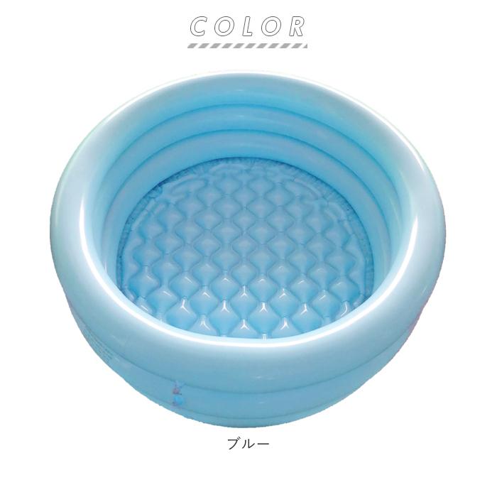 ビニールプール 子供用 通販 丸形クッションプール 家庭用プール 水遊び エアークッション 直径86cm コンパクト プール本体 庭 庭遊び ベランダ ビニールプール | BACKYARD FAMILY | 08