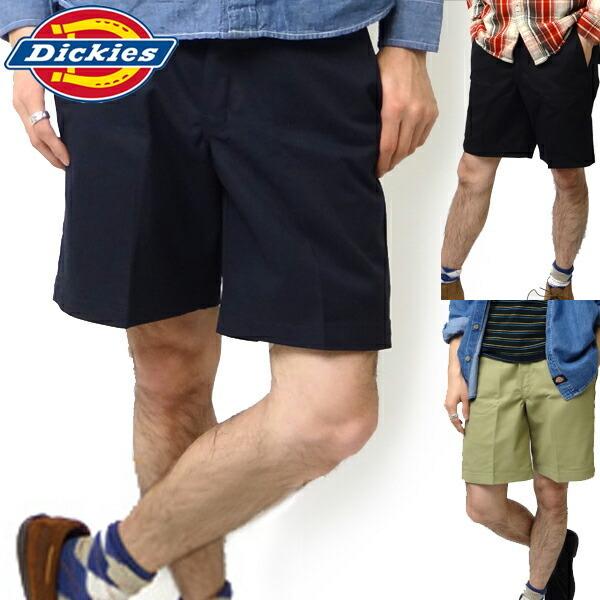 ディッキーズ ハーフパンツ 8inch チノパン カーキ 定番 ショーツ ショートパンツ Dickies ワーク 8インチ | Dickies