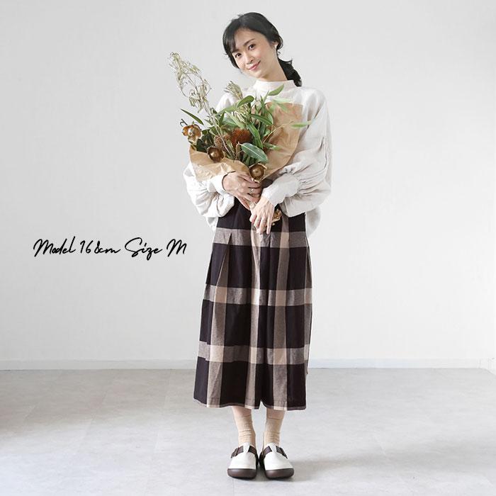 パンツ dgy パンツ D5968 ディージーワイ 通販 ガウチョ レディース 大人 綿 コットン ゆったり ウエストゴム らく 春 秋 春夏 大きいサイズ 体型カバー | D*g*y | 07