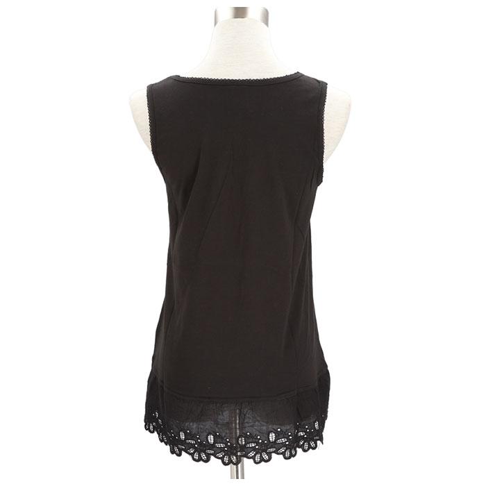 ディージーワイ dgy タンクトップ 通販 レディース 裾 レース 花びら コットン100％ 首 肩回り ピコレース フェミニン 大きいサイズ D*g*y ディージーワイ |  | 04