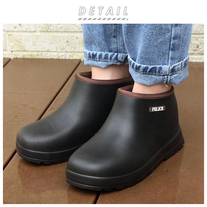 ショートレインブーツ レディース 通販 ショート ブーツ 無地 雨靴 雨具 ゆったり 防水 靴 レッド キャメル ベージュ モスグリーン ブラック かわいい Backyard Family 通販 Paypayモール