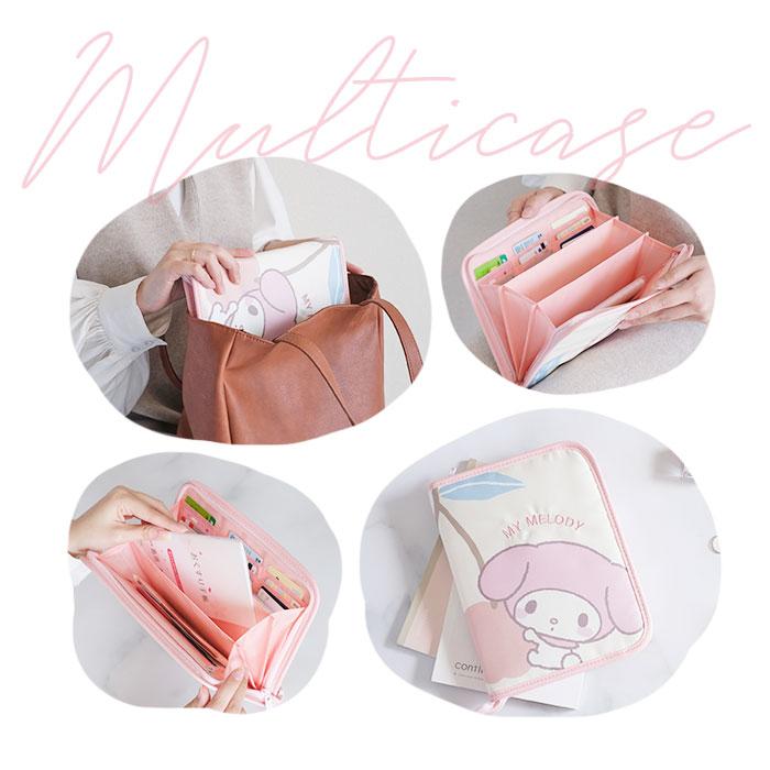 マルチケース ジャバラ お薬手帳 母子手帳ケース 母子手帳カバー 通帳ケース 診察券 入れ カードケース 保険証 a5 ケース コンパクト かわいい  マルチケース | ミッキー＆フレンズ | 17