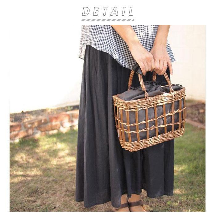 かごバッグ トート 通販 トートバッグ 小さめ 夏 春夏 浴衣 和装 おでかけ 巾着 透かし角型 柳かごバッグ おしゃれ かわいい シンプル 上品 きれいめ かごバッグ |  | 02