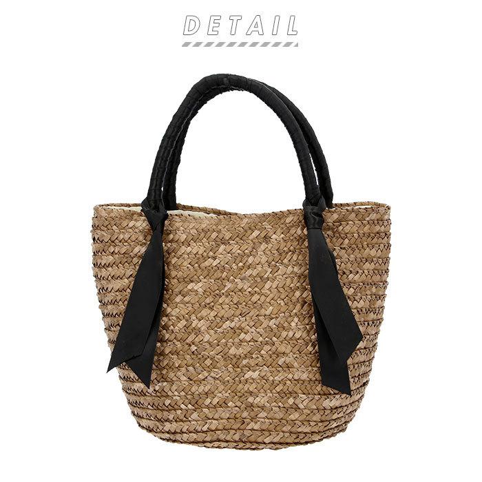 かごバッグ トート 通販 トートバッグ 小さめ リボン 夏 春夏 おでかけ 巾着 ストロー 丸型 ストローバッグ おしゃれ かわいい シンプル ナチュラル かごバッグ |  | 03