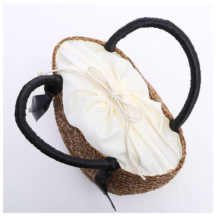 かごバッグ トート 通販 トートバッグ 小さめ リボン 夏 春夏 おでかけ 巾着 ストロー 丸型 ストローバッグ おしゃれ かわいい シンプル ナチュラル かごバッグ |  | 06