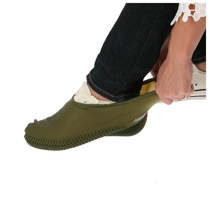 シューズカバー 防水 シリコン 通販 滑り止め 靴カバー 携帯 MAMOLUN マモルン M 22.5〜24.5cm レディース アウトドア 自転車 通勤 通学 雨 梅雨 シューズカバー |  | 04