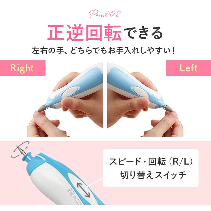 ネイルケア 電動 通販 甘皮 ネイルケアセット 足 磨き 爪切り つめきり LEDライト付 コンパクト 角質除去 爪磨き 爪やすり 多機能 角質ケア ネイルケア | BACKYARD FAMILY | 07