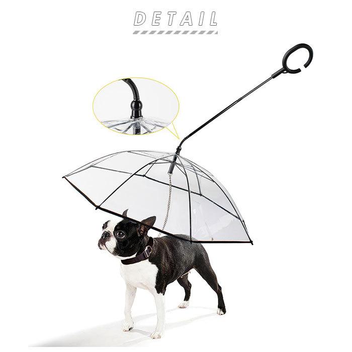 犬用 通販 傘 アンブレラ 折りたたみ リードつき 雨傘 雨具 雨 ペット 犬 イヌ いぬ 散歩 かさ UMBRELLA ペット用雨具 小型犬 中型犬 愛犬 Panni 犬用 | BACKYARD FAMILY | 02