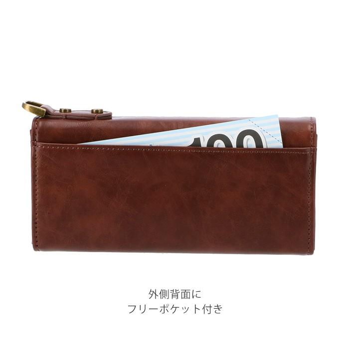 長財布 メンズ ブランド 通販 おしゃれ かぶせ シンプル ロングウォレット 大容量 多収納 小銭入れあり 合成皮革 フェイクレザー ICカード 長財布 | DEVICE | 10