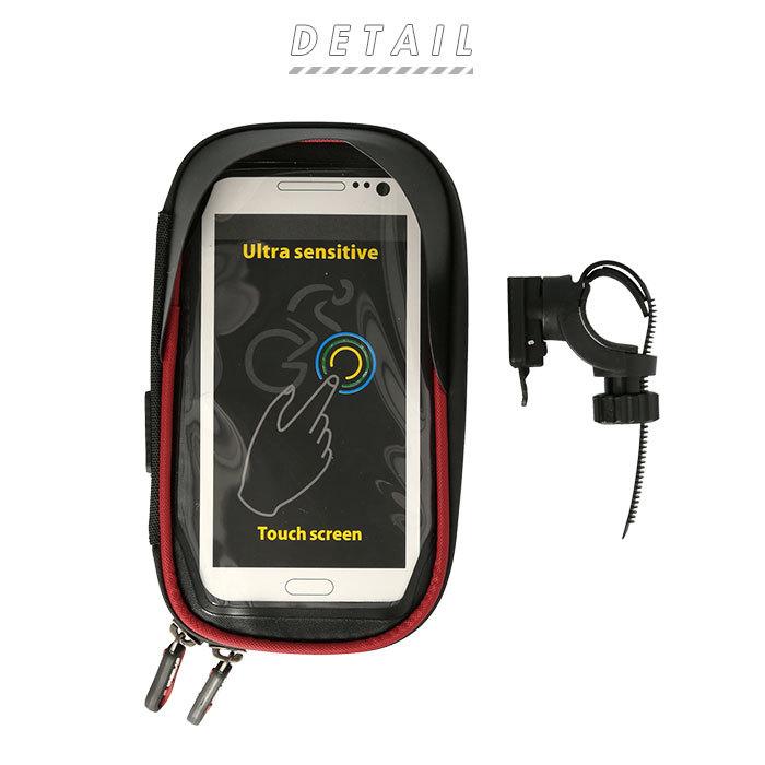 スマホホルダー 自転車 通販 防水 バイク 携帯 ハンドル iPhone 充電 スマートフォン ミラー ナビ 着脱 簡単 バイクホルダー GPS スマホホルダー |  | 02