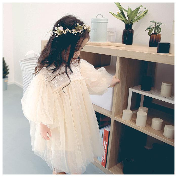 チュール ワンピース キッズ 通販 ベビードレス 約 70 80 90 100